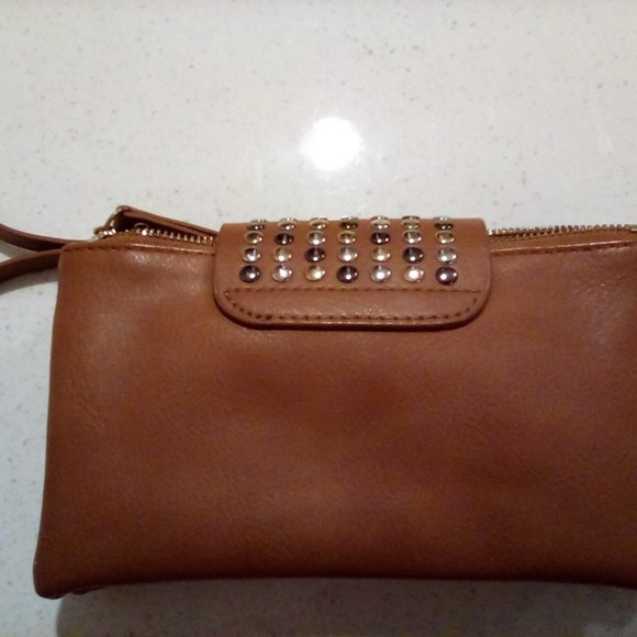 GUC Leather Studded Wristlet - Picture 12 of 16